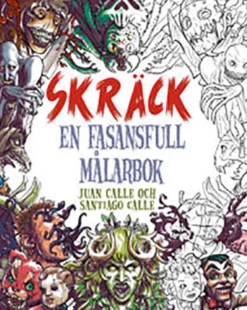Skräck - en fasansfull målarbok