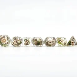 Skulls & Moss set of 7 dice