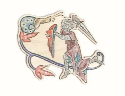 Snigelriddare Wooden Magnet