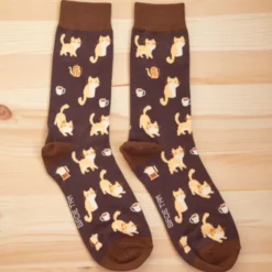 Socks - Coffee Cats Size 38-43