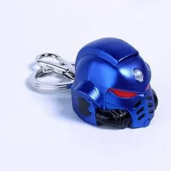 Space Marine Primaris Helmet Metal Keychain