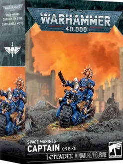Space Marines Captain on Bike