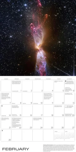Space - Views from the Hubble and James Webb Telescopes 2027 Wall Calendar