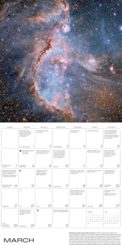 Space - Views from the Hubble and James Webb Telescopes 2027 Wall Calendar