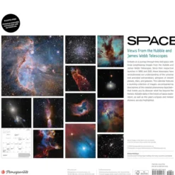 Space - Views from the Hubble and James Webb Telescopes 2027 Wall Calendar