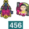 Squid Game - Iron On - 3 Patch Set