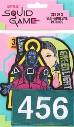 Squid Game - Iron On - 3 Patch Set