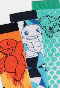 Squirtle, Bulbasaur & Charmander Socks Size 39/42