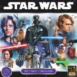 Star Wars Classic 2027 Family Organiser Wall Calendar