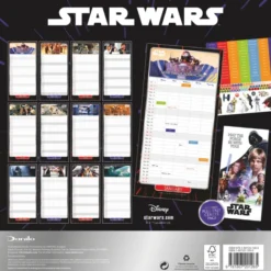 Star Wars Classic 2027 Family Organiser Wall Calendar