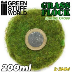 Static Grass Flock 2-3mm - SPRING GRASS - 200 ml