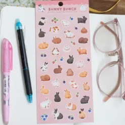 Sticker Sheet - Berry Bunny Bunch
