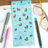 Sticker Sheet - Ducks by the Pond