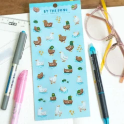 Sticker Sheet - Ducks by the Pond