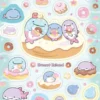 Stickers: Jinbesan Donut Island Green