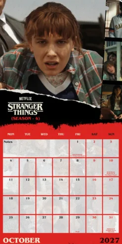 Stranger Things Official 2027 Calendar