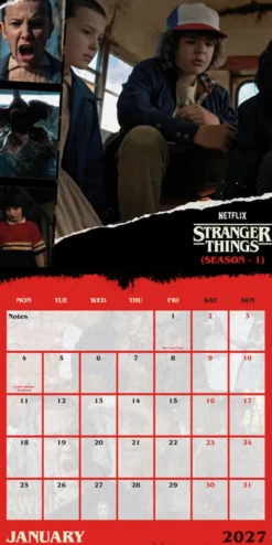 Stranger Things Official 2027 Calendar