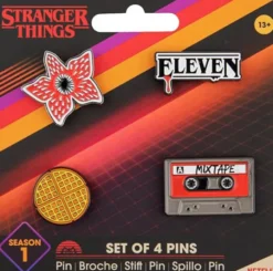 Stranger Things Season 1 Pins - Set of 4