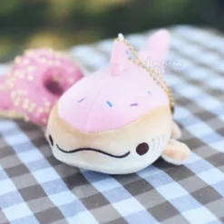 Strawberry Sweet Whaleshark Plush Keychain