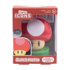Super Mario Mushroom 3D Icon Light V2
