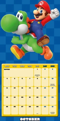Super Mario 2027 Wall Calendar