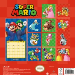 Super Mario 2027 Wall Calendar