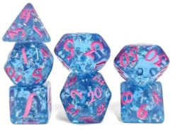 Sweet Bubbles dice set of 7 Dice