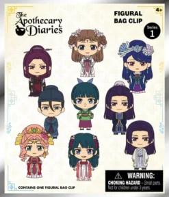 The Apothecary Diaries 3D PVC Bag Clips Serie 1