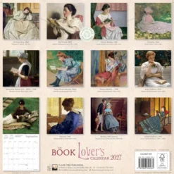 The Book Lover's Wall Calendar 2027 (Art Calendar)