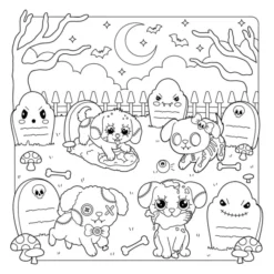 The Creepy Cute Creatures Coloring Book