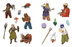 The Düngeonmeister RPG Sticker Book