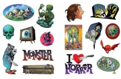 The Extreme Horror Sticker Book