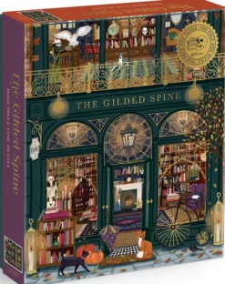 The Gilded Spine Foil Puzzle 1000 pcs