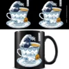 The Great Kanagawa Tea Black Pod Mug