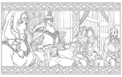 The Lord of the Rings: The War of the Rohirrim Official Colouring Book