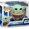 The Mandalorian Grogu in Pram Pop! Bobblehead Figure