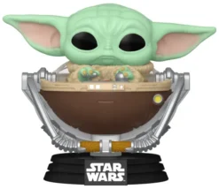 The Mandalorian Grogu in Pram Pop! Bobblehead Figure