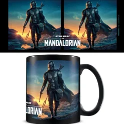 The Mandalorian Nightfall Black Pod Mug