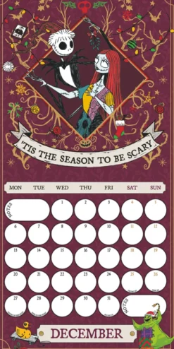 The Nightmare Before Christmas 2027 Wall Calendar