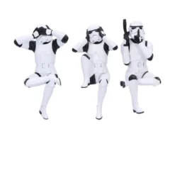 Three Wise Sitting Stormtroopers - Figures 11 cm