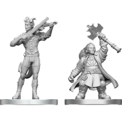 Tiefling Bard & Dwarf Cleric