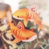 Tiger Cake Sharks Clear Sticker