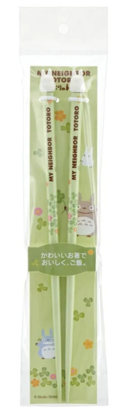 Totoro Wooden Chopsticks w/ Mascot Toppers 21 cm