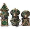 Tree Root Metal Dice Set of 7