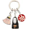 Triple Metal Keyring No-Face