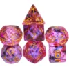Ultraviolet set of 7 dice