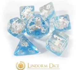 Unicorn set of 7 dice