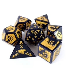 Vagabond's Keepsake - Set of 7 sandstone dice