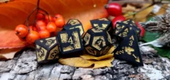 Vagabond's Keepsake - Set of 7 sandstone dice