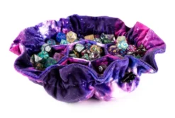 Velvet Dice Bag With Pockets Nebula